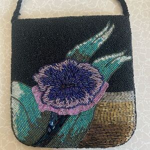 Vintage PATRICK SWEENEY The Last Tulip Comapny Beaded Purse